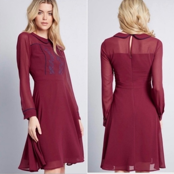 NWOT MODCLOTH Modcloth Pretty Performative Cocktail Dress - Picture 5 of 11